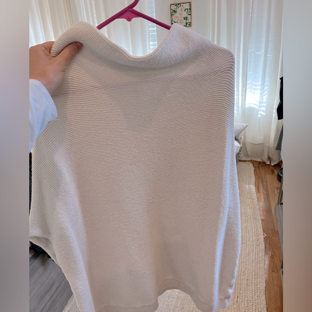 Free people oversized slouchy tunic sweater cream